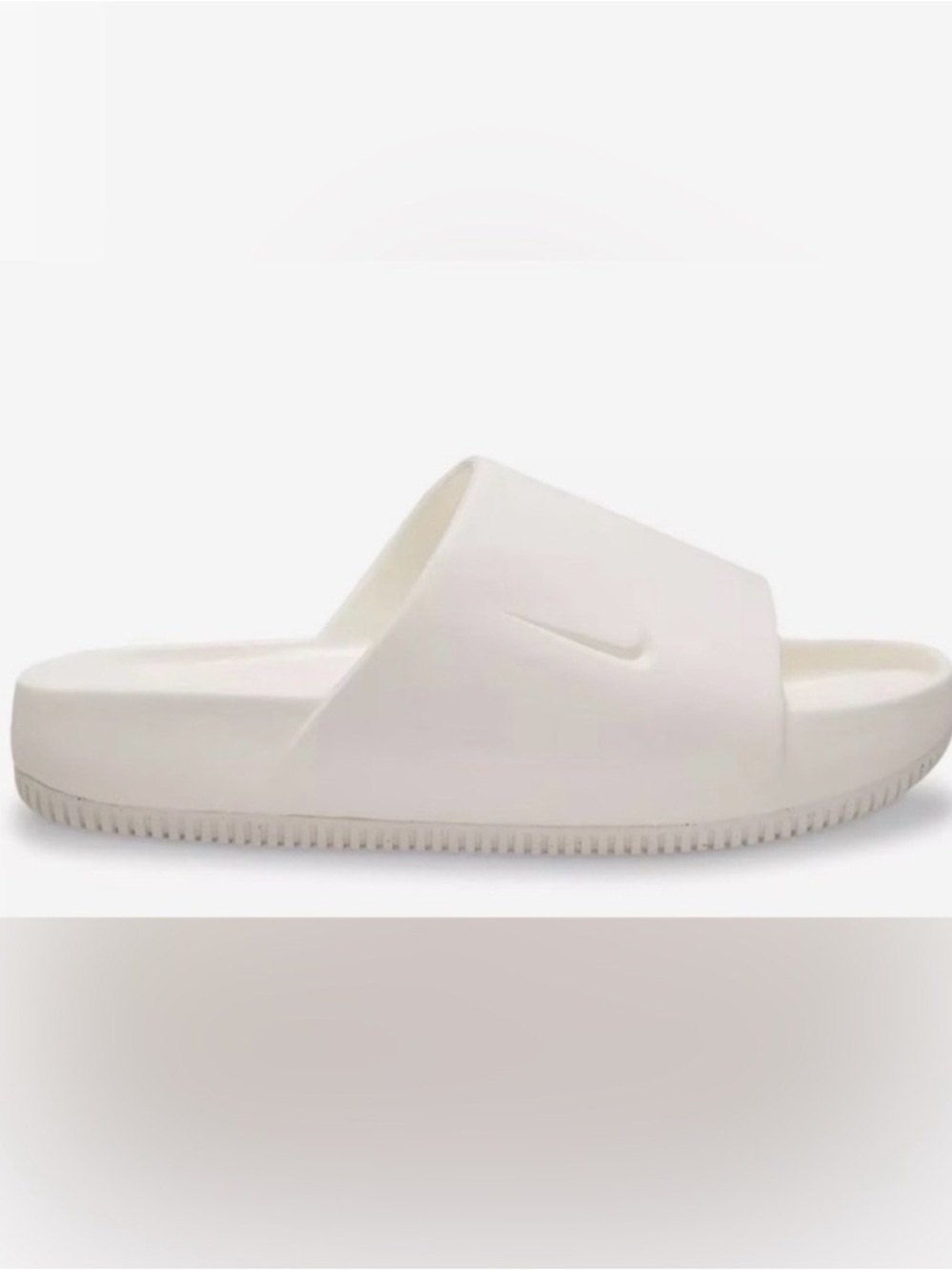 Nike White Slide Sandals - Picture 4 of 6